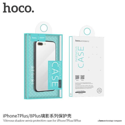 Чехол-накладка для iPhone X/XS HOCO VITREOUS SHADOW PC+TPU серебристо-серый оптом, в розницу Центр Компаньон фото 2