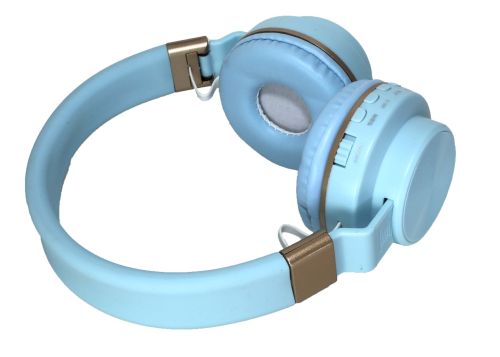 Беспроводные наушники TUCCI T18 головные голубой оптом, в розницу Центр Компаньон фото 2