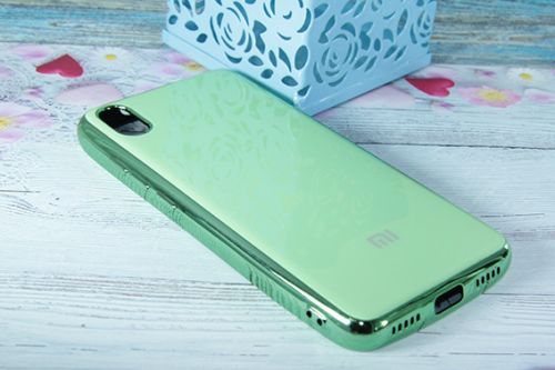 Чехол-накладка для XIAOMI Redmi 7A ELECTROPLATED TPU+PET зеленый  - фото фото 3