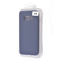 Чехол-накладка для Samsung G950H S8 VEGLAS SILICONE CASE закрытый темно-синий (8) - фото