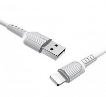Купить Кабель USB Lightning 8Pin BOROFONE BX16 Easy 2.4A 1м белый оптом, в розницу в ОРЦ Компаньон