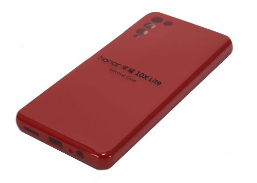 Чехол-накладка для HUAWEI Honor 10X lite SILICONE CASE закрытый красный (1) - оптовая продажа фото 2 Чехол-накладка для HUAWEI Honor 10X lite SILICONE CASE закрытый красный (1) - фото фото 2
