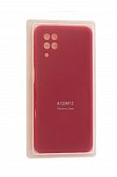 Чехол-накладка для Samsung M127F M12 SILICONE CASE закрытый красный (1) - фото