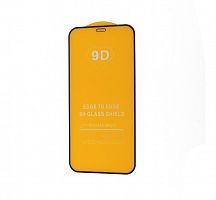 Купить Защитное стекло для iPhone 12 Mini FULL GLUE (желтая основа) пакет черный оптом, в розницу в ОРЦ Компаньон