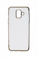 Чехол-накладка для Samsung A600 A6 2018 ELECTROPLATED TPU DOKA золото - фото