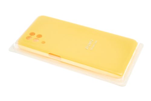 Чехол-накладка для Samsung M127F M12 SILICONE CASE закрытый желтый (20) оптом, в розницу Центр Компаньон фото 2