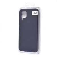 Чехол-накладка для HUAWEI P40 Lite VEGLAS SILICONE CASE закрытый черный (3)																									 - фото