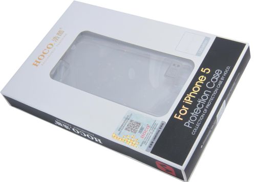 Чехол-накладка для iPhone 5/5S/SE HOCO HI-P009 CRISTAL COLOR бел оптом, в розницу Центр Компаньон фото 2