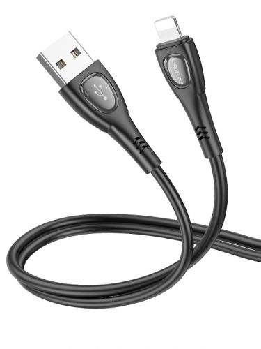Кабель USB Lightning 8Pin BOROFONE BX98 Superior 2.4A 1м черный оптом, в розницу Центр Компаньон фото 3