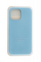 Купить Чехол-накладка для iPhone 13 Pro Max VEGLAS SILICONE CASE NL закрытый голубой (16) оптом, в розницу в ОРЦ Компаньон