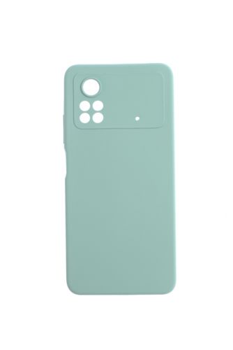Чехол-накладка для XIAOMI Poco X4 Pro SILICONE CASE NL OP закрытый бирюзовый (2) - фото