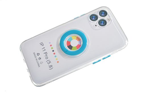 Чехол-накладка для iPhone 11 Pro NEW RING TPU голубой оптом, в розницу Центр Компаньон фото 3
