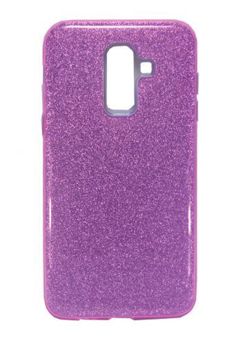 Чехол-накладка для Samsung J810F J8 2018 JZZS Shinny 3в1 TPU фиолетовая - фото