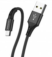 Купить Кабель USB-Micro USB BOROFONE BX20 Enjoy 2.4A 1м черный оптом, в розницу в ОРЦ Компаньон