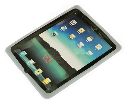 Защитная панель для iPad2/3/4 001923 силиконовая серая - оптовая продажа фото 2 Защитная панель для iPad2/3/4 001923 силиконовая серая - фото фото 2