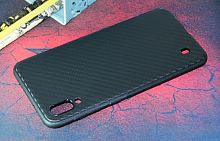 Чехол-накладка для Samsung M10 CARBON TPU черный - фото
