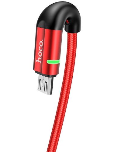Кабель USB-Micro USB HOCO U93 Shadow 2.4A 1.2м красный оптом, в розницу Центр Компаньон фото 2
