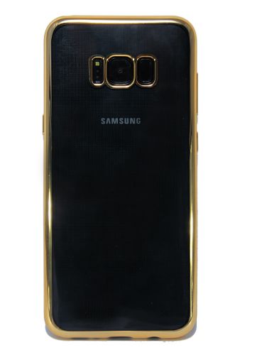 Чехол-накладка для Samsung G955F S8 Plus РАМКА TPU золото оптом, в розницу Центр Компаньон фото 3