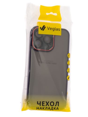 Чехол-накладка для iPhone 15 Pro Max VEGLAS Crystal Shield фиолетовый оптом, в розницу Центр Компаньон фото 3