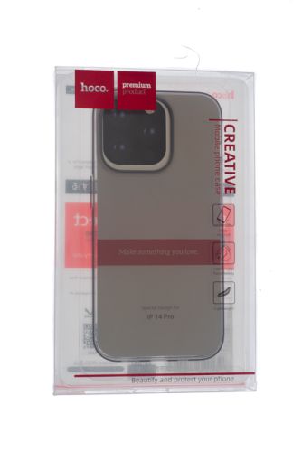 Чехол-накладка для iPhone 14 Pro HOCO LIGHT TPU черный оптом, в розницу Центр Компаньон фото 3