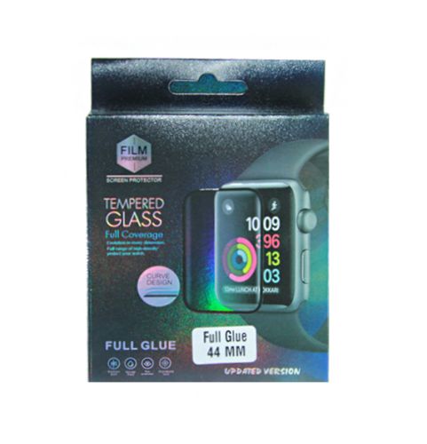 Защитное стекло для Apple Watch Series 4 (44) 3D CURVED FULL GLUE коробка оптом, в розницу Центр Компаньон фото 3