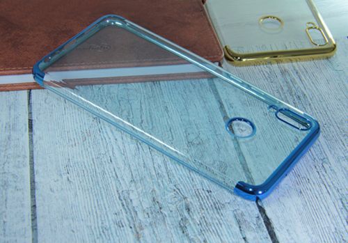 Чехол-накладка для HUAWEI Honor 8X ELECTROPLATED TPU DOKA синий - фото фото 4