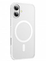 Чехол-накладка для iPhone 16 HOCO Armour magnetic белый - фото