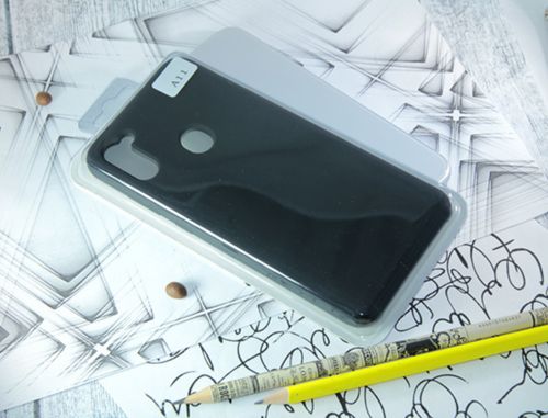 Чехол-накладка для Samsung A115 A11 SILICONE CASE закрытый черный (3) - оптовая продажа Чехол-накладка для Samsung A115 A11 SILICONE CASE закрытый черный (3) - фото