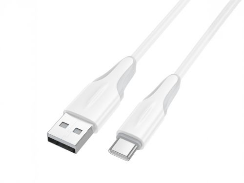 Кабель USB Type-C BOROFONE BX119 3A 1м белый - оптовая продажа фото 3 Кабель USB Type-C BOROFONE BX119 3A 1м белый - фото фото 3
