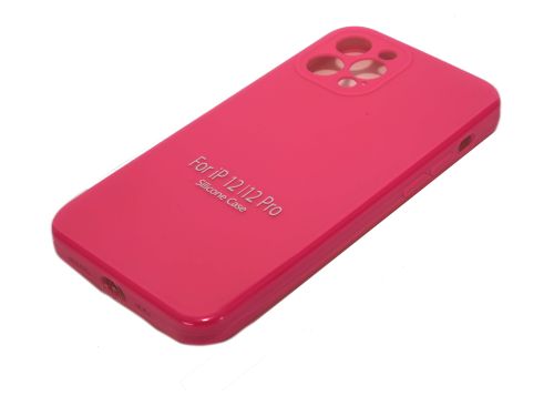 Чехол-накладка для iPhone 12 Pro VEGLAS SILICONE CASE NL Защита камеры глубокий розовый (47) оптом, в розницу Центр Компаньон фото 2