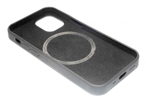 Чехол-накладка для iPhone 12 Mini SILICONE TPU NL поддержка MagSafe черный коробка - оптовая продажа фото 3 Чехол-накладка для iPhone 12 Mini SILICONE TPU NL поддержка MagSafe черный коробка - фото фото 3