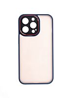 Чехол-накладка для iPhone 13 Pro VEGLAS Crystal Shield синий - фото