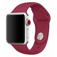 Купить Ремешок для Apple Watch Sport 42/44mm Короткий малиновый (36) оптом, в розницу в ОРЦ Компаньон