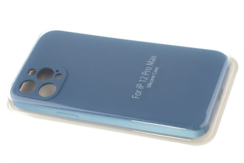 Чехол-накладка для iPhone 12 Pro Max VEGLAS SILICONE CASE NL Защита камеры голубовато-серый (46) оптом, в розницу Центр Компаньон фото 2
