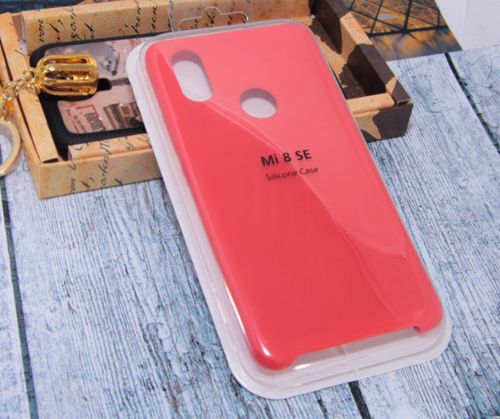 Чехол-накладка для XIAOMI Mi8 SE SILICONE CASE красный (1) - оптовая продажа Чехол-накладка для XIAOMI Mi8 SE SILICONE CASE красный (1) - фото