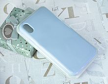 Купить Чехол-накладка для iPhone XS Max SILICONE CASE закрытый сиренево-голубой (5) оптом, в розницу в ОРЦ Компаньон