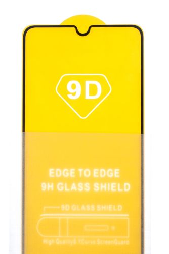 Защитное стекло для XIAOMI Redmi 9C FULL GLUE (желтая основа) пакет черный оптом, в розницу Центр Компаньон фото 2