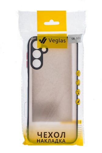 Чехол-накладка для Samsung A245F A24 VEGLAS Fog черный оптом, в розницу Центр Компаньон фото 3