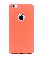 Купить Чехол-накладка для iPhone 6/6S Plus  NEW СИЛИКОН 100% оранжевый оптом, в розницу в ОРЦ Компаньон