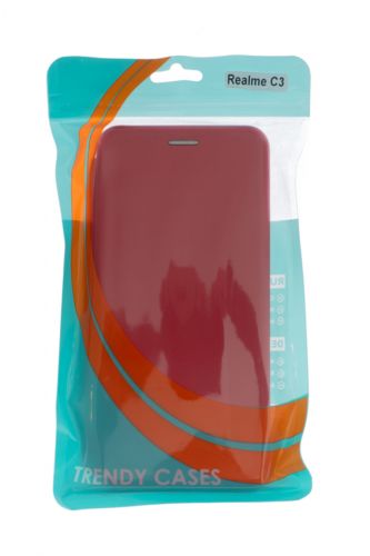 Чехол-книжка для Realme С3 BUSINESS 009805 красный - оптовая продажа фото 4 Чехол-книжка для Realme С3 BUSINESS 009805 красный - фото фото 4