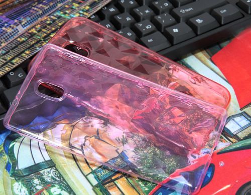 Чехол-накладка для Nokia 3 JZZS Diamond TPU розовая - оптовая продажа фото 2 Чехол-накладка для Nokia 3 JZZS Diamond TPU розовая - фото фото 2
