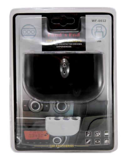 Авто-разветвитель прикуривателя 12/24 WF-0032 1A (на 3 гнезда+USB) оптом, в розницу Центр Компаньон фото 2