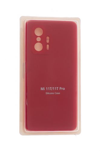 Чехол-накладка для XIAOMI Mi 11T SILICONE CASE закрытый красный (1) оптом, в розницу Центр Компаньон