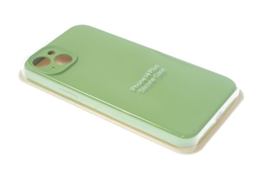 Чехол-накладка для iPhone 14 Plus SILICONE CASE Защита камеры оливковый (1) оптом, в розницу Центр Компаньон фото 2