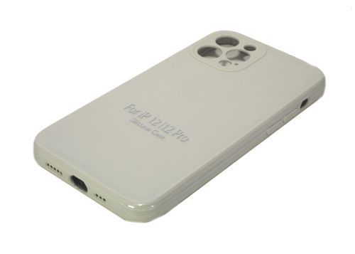 Чехол-накладка для iPhone 12 Pro VEGLAS SILICONE CASE NL Защита камеры кремовый (11) оптом, в розницу Центр Компаньон фото 2