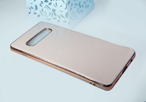 Чехол-накладка для Samsung G973 S10 ELECTROPLATED TPU+PET розовый - фото фото 3