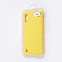 Купить Чехол-накладка для Samsung A015F A01 VEGLAS SILICONE CASE закрытый желтый (20) оптом, в розницу в ОРЦ Компаньон