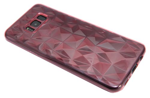 Чехол-накладка для Samsung G950 S8 JZZS Diamond TPU прозрачно-красный оптом, в розницу Центр Компаньон фото 3