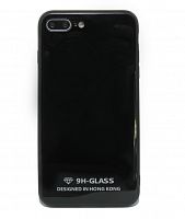 Чехол-накладка для iPhone 7/8 Plus LOVELY GLASS TPU черный коробка - фото