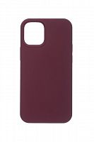 Купить Чехол-накладка для iPhone 12 Mini SILICONE TPU поддержка MagSafe бордовый коробка оптом, в розницу в ОРЦ Компаньон